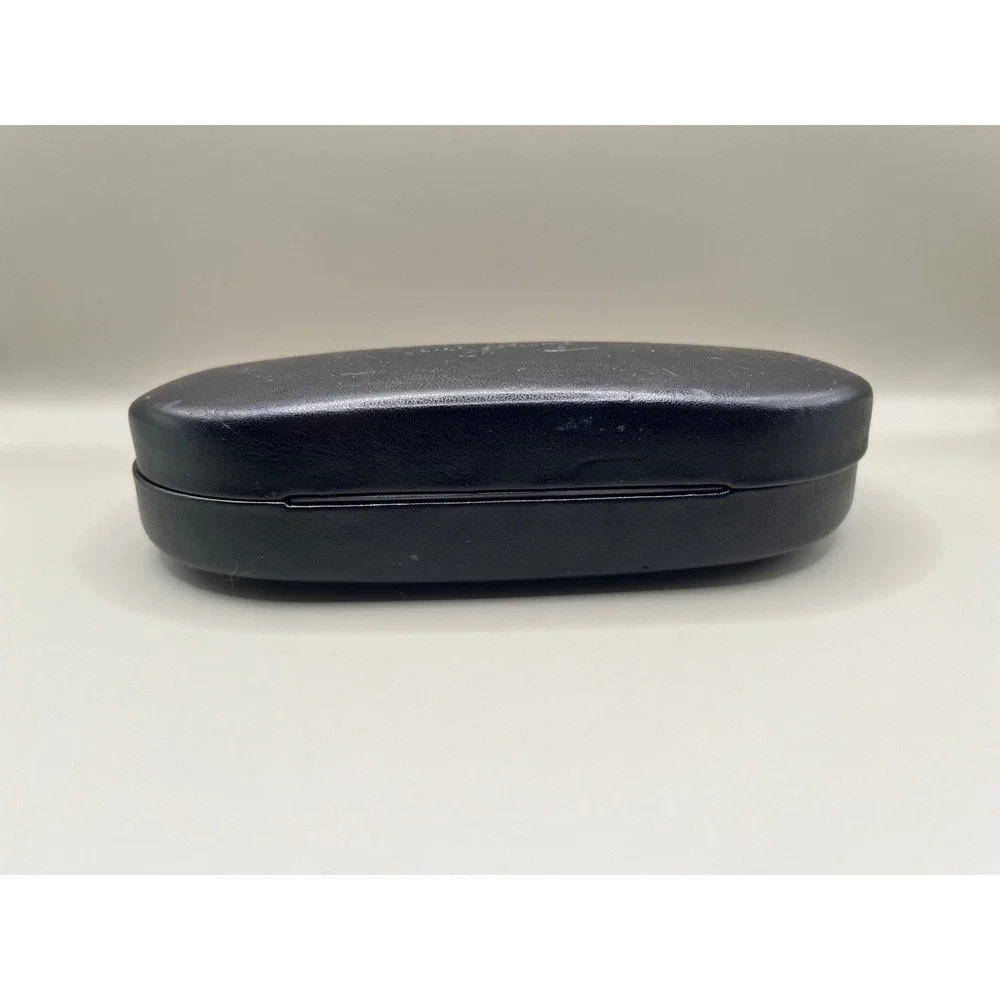 Ray-Ban Black Hard Shell Clamshell Eyeglasses Sunglasses Case Grey Felt Lining